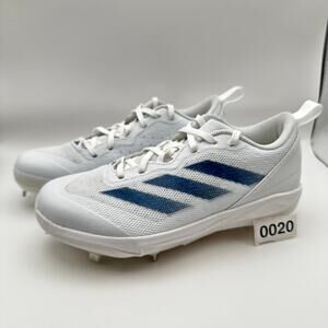 Adidas Womens sz 6 Softball Shoes Adizero Instinct IH3468 White/Blue